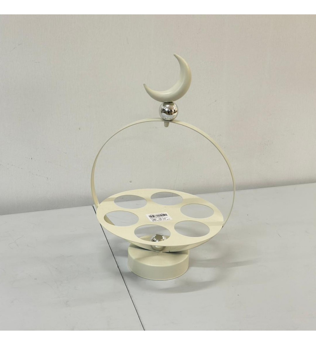  حامل فناجين القهوة -6فناجين  حديد بيح مقاس 39×21×21سم 