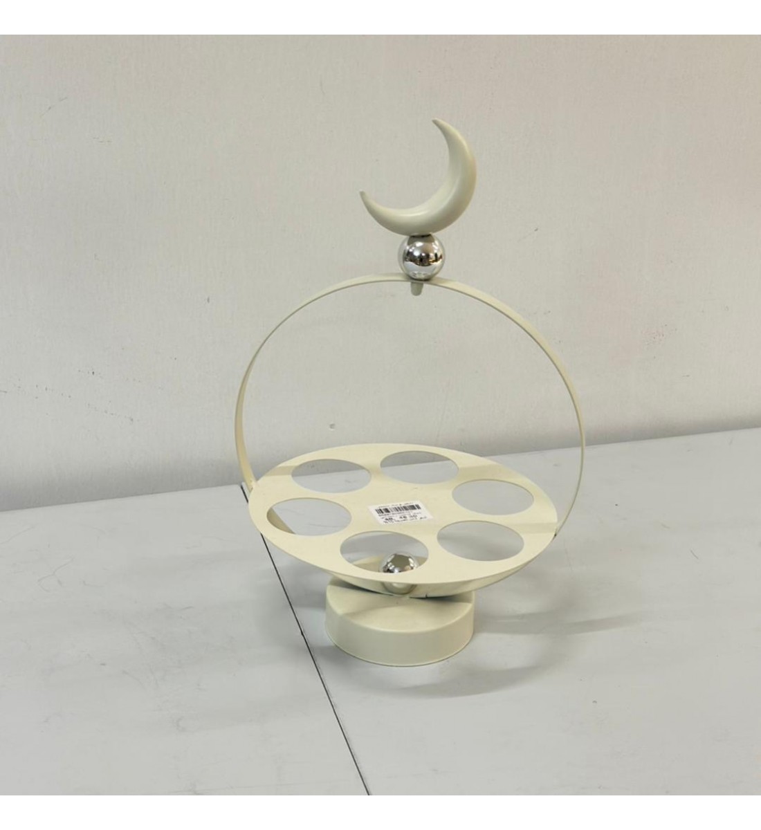  حامل فناجين القهوة -6فناجين  حديد بيح مقاس 39×21×21سم 