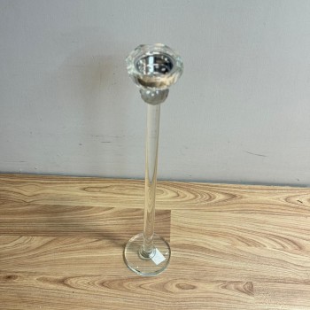  مبخرة أرضية أنيقة مصنوعة من الزجاج الشفاف بتصميم طويل وراقي يضيف لمسة فخامة للمكان 60سم 