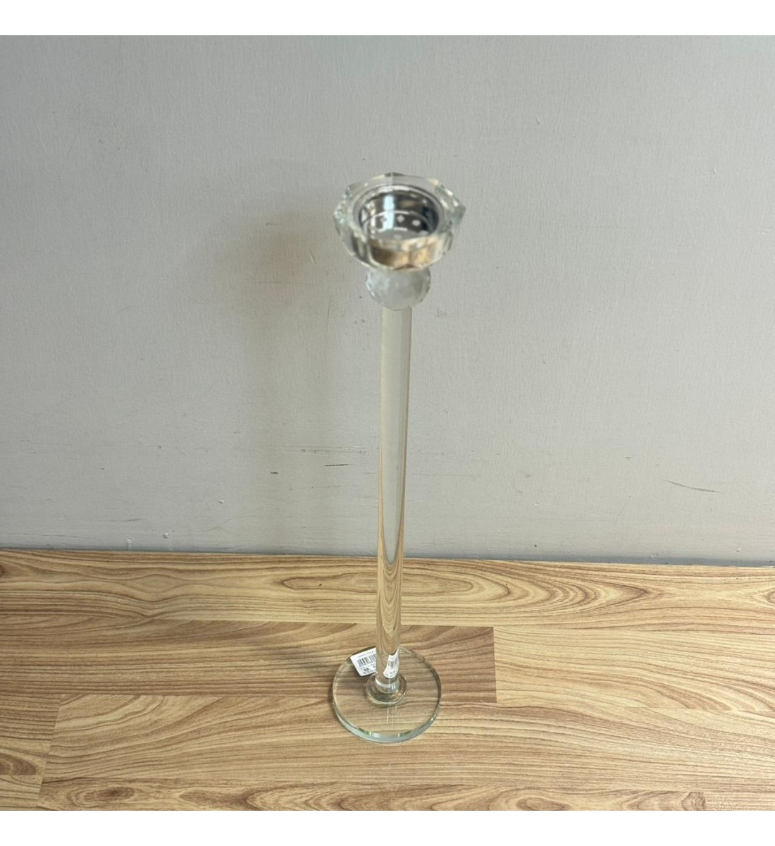  مبخرة أرضية أنيقة مصنوعة من الزجاج الشفاف بتصميم طويل وراقي يضيف لمسة فخامة للمكان 60سم 