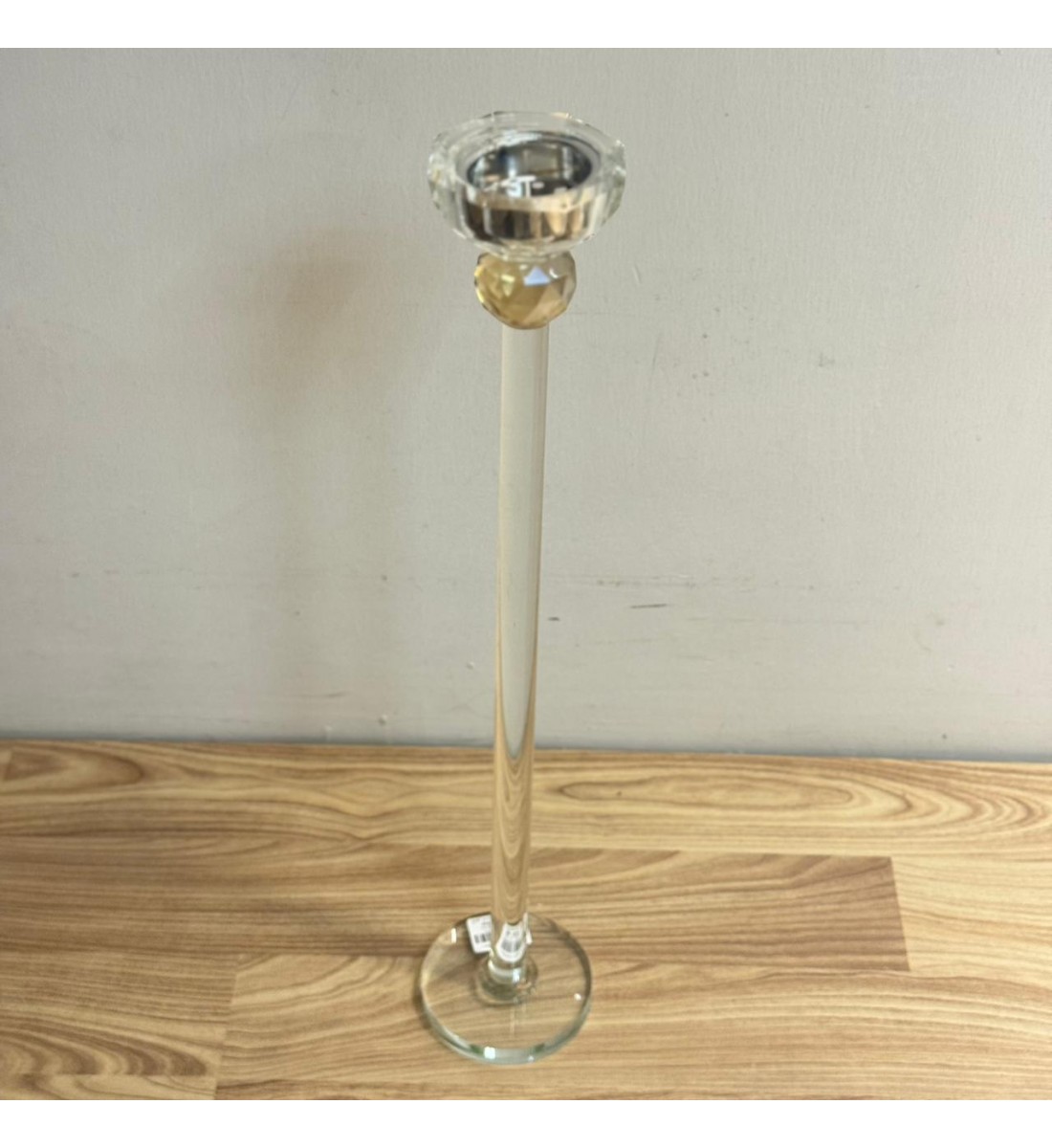  مبخرة أرضية أنيقة مصنوعة من الزجاج الشفاف بتصميم طويل وراقي يضيف لمسة فخامة للمكان 60سم 