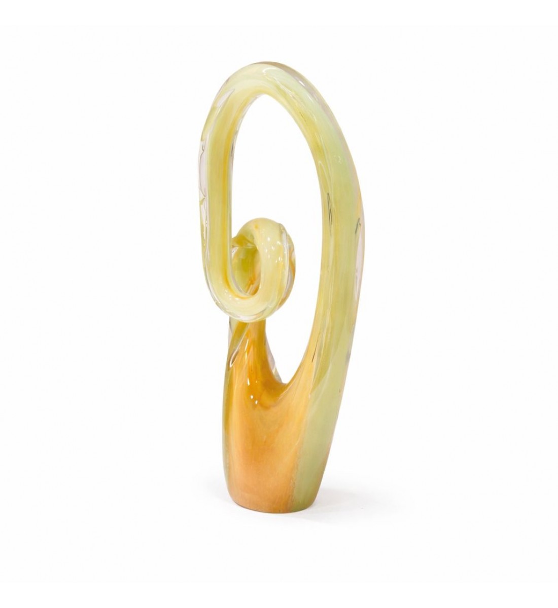 تحفة ديكور هندسية فاخرة بتصميم عصري وأنيق، تجمع بين الكرستال الداكن ا في تناغم بصري راقٍ39×17×8سم