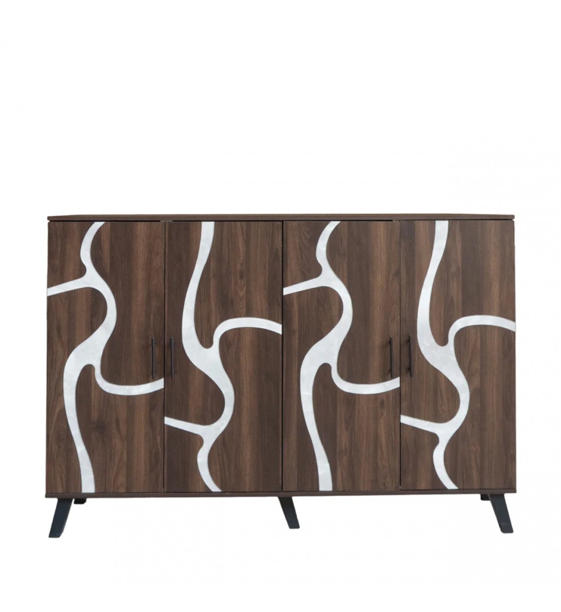 خزانة أحذية خشب ماليزي 2 قسم 5 أدوار - بني غامق ورصاصي خزانة أحذية خشب ماليزي 2 قسم 5 أدوار - بني غامق ورصاصي