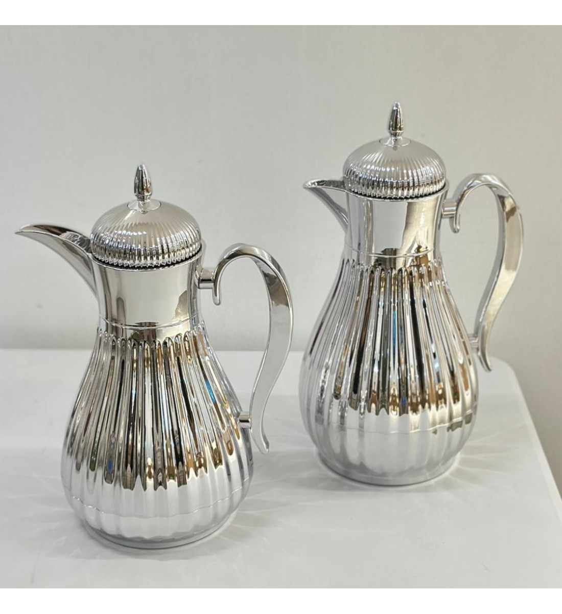 طقم ترامس شاي وقهوة راقي استيل داخل زجاج طقم ترامس شاي وقهوة راقي استيل داخل زجاج