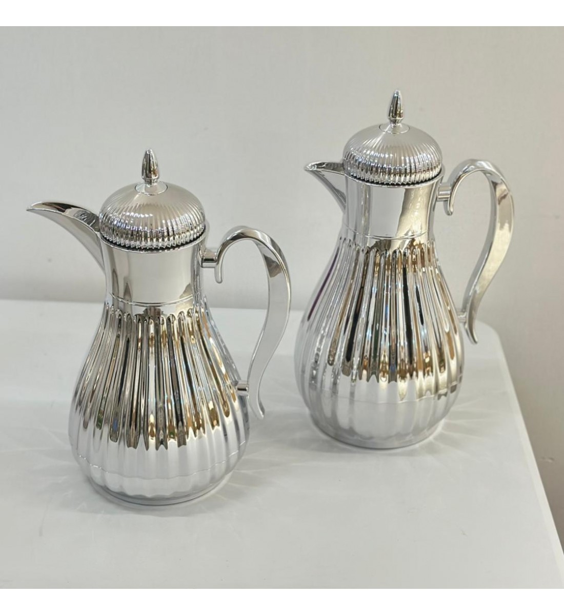 طقم ترامس شاي وقهوة راقي استيل داخل زجاج طقم ترامس شاي وقهوة راقي استيل داخل زجاج