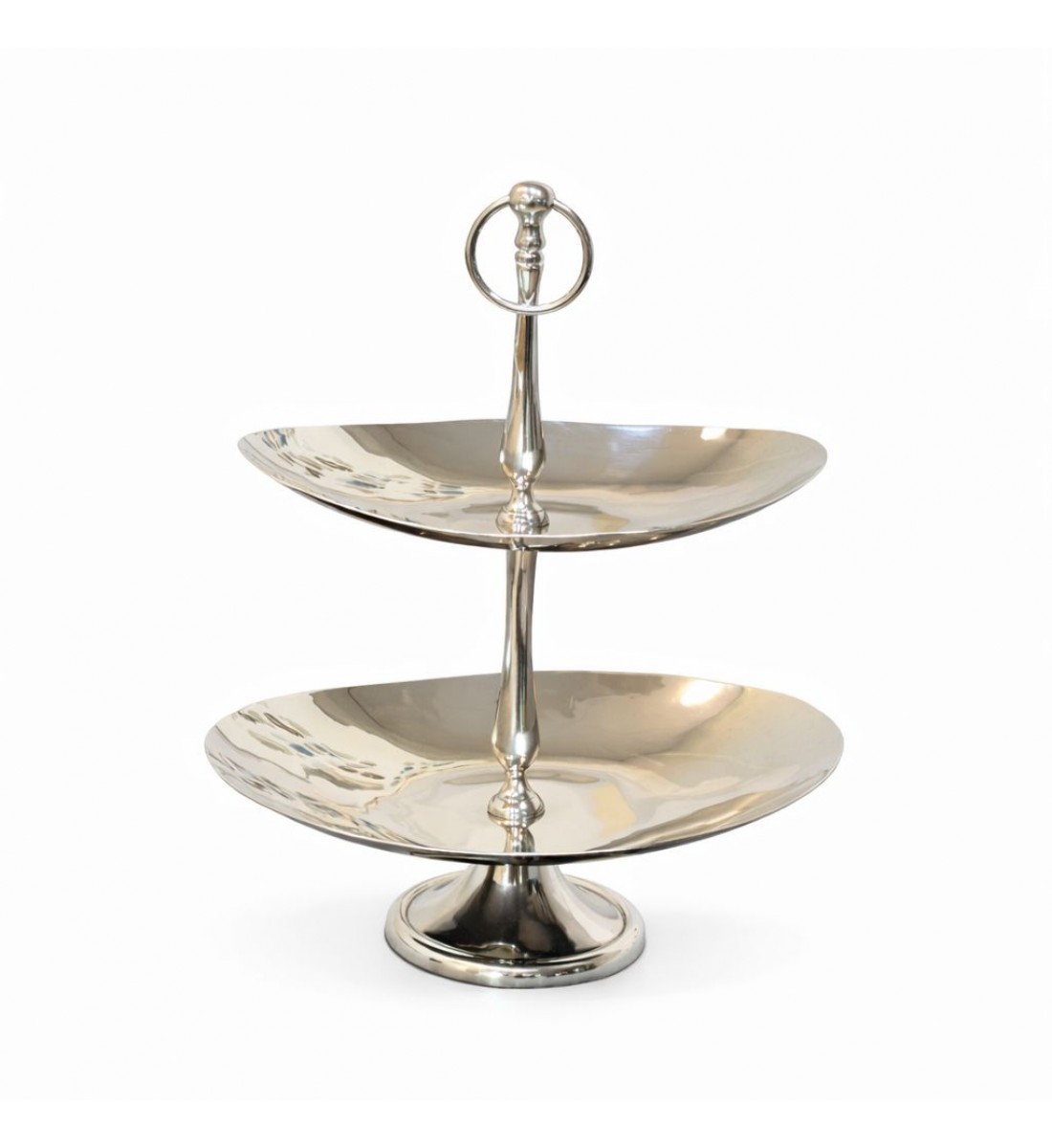 حامل كيك مستويين طابقين 34×30×20سم حامل كيك مستويين طابقين 34×30×20سم