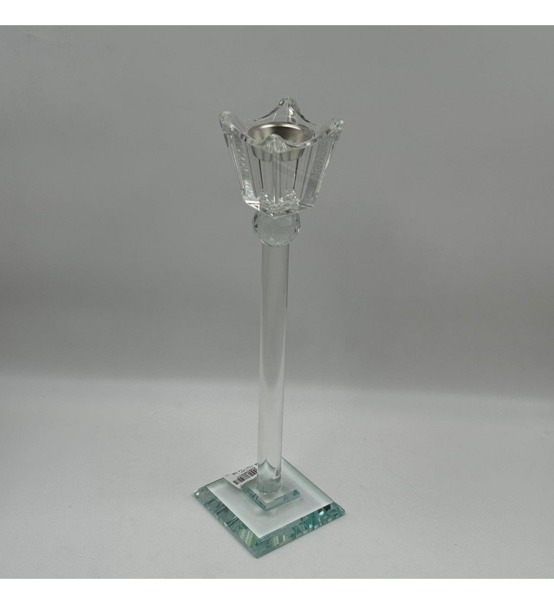  مبخرة أرضية أنيقة مصنوعة من الزجاج الشفاف بتصميم طويل وراقي يضيف لمسة فخامة للمكان 40سم