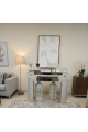 طقم طاولات  مدخل او كونسول  بديل الرخام  سطح وسط مرايا 2 حبة 