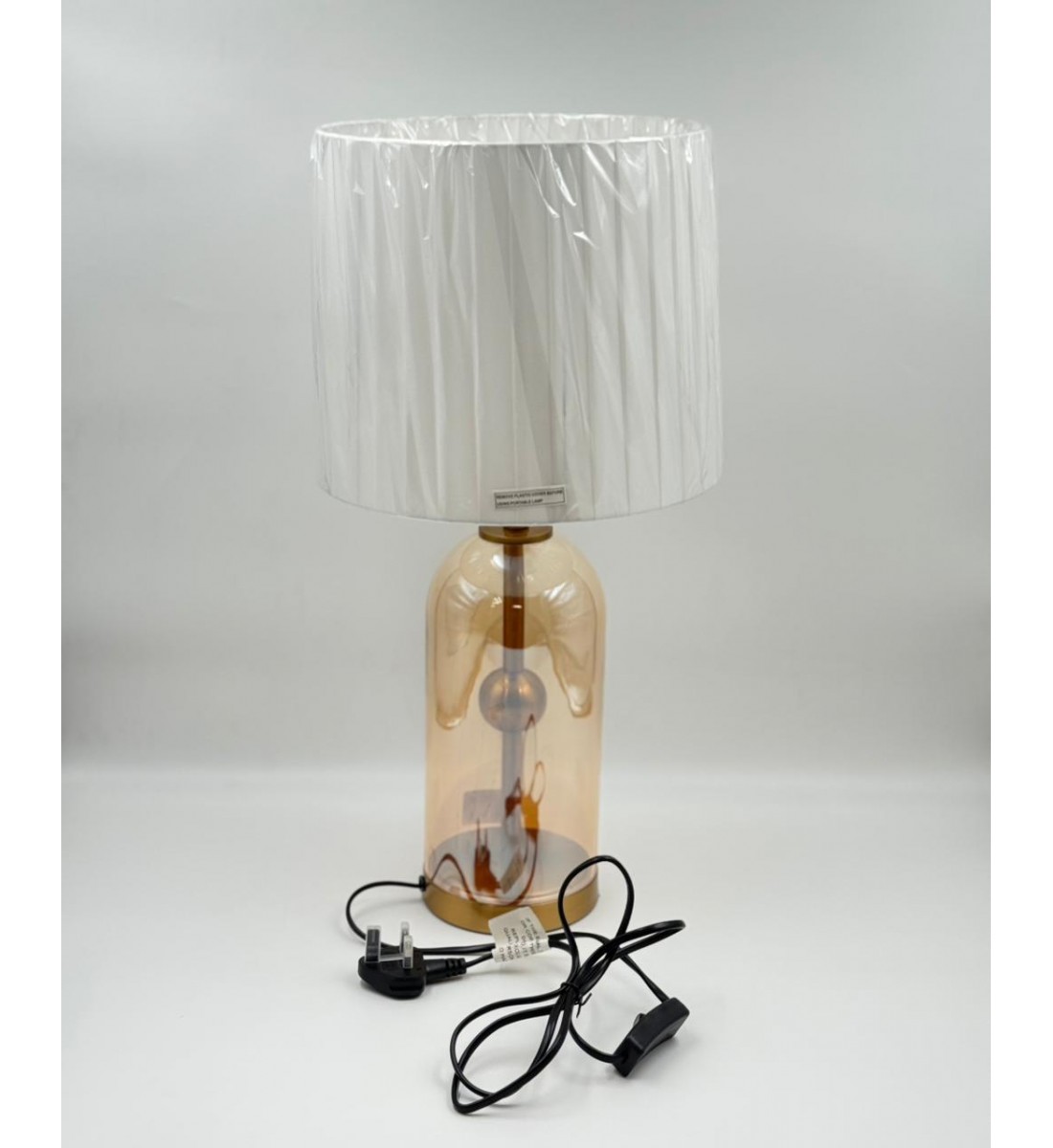 أبجورة طاولة بتصميم أنيق يجمع بين الفخامة والعصرية،54×25×25سم