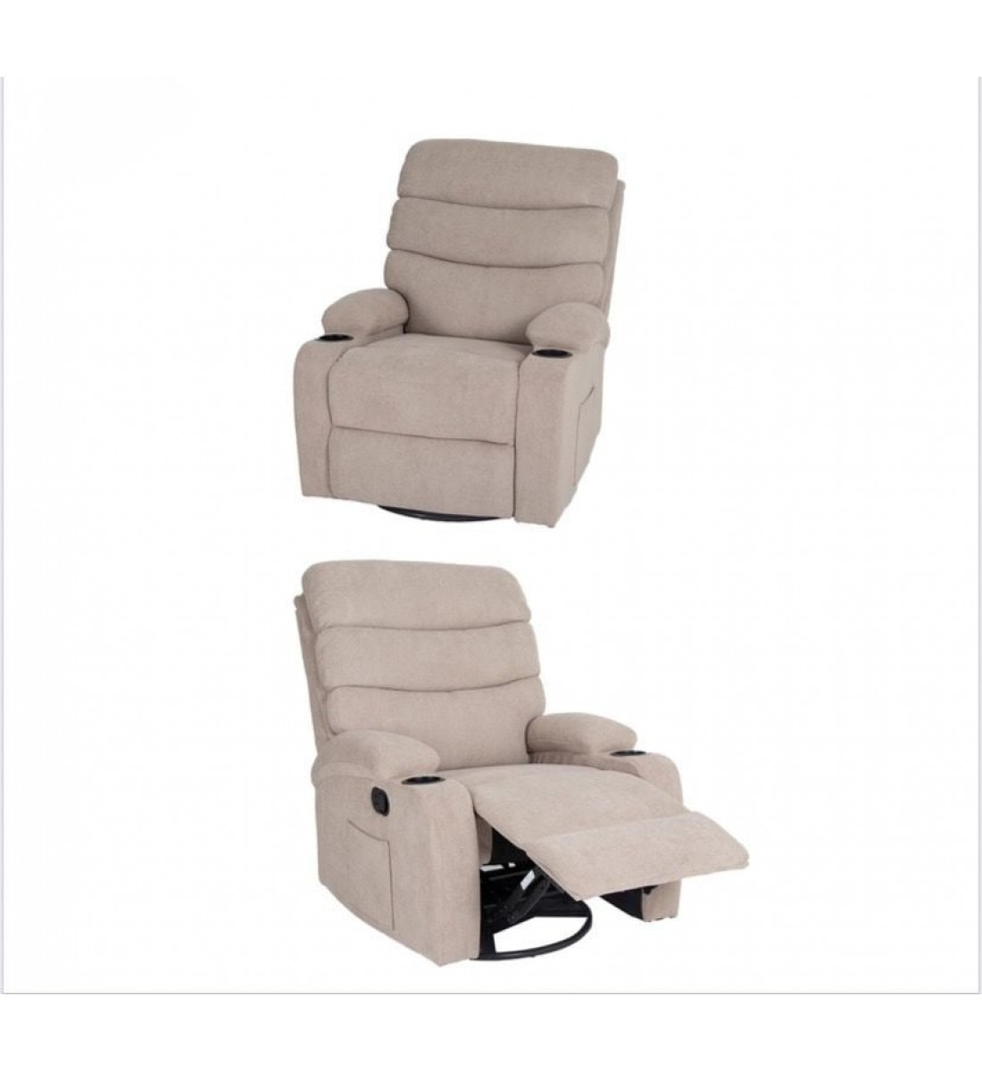 كرسي استرخاء هزاز دوار بالوان مختلفة