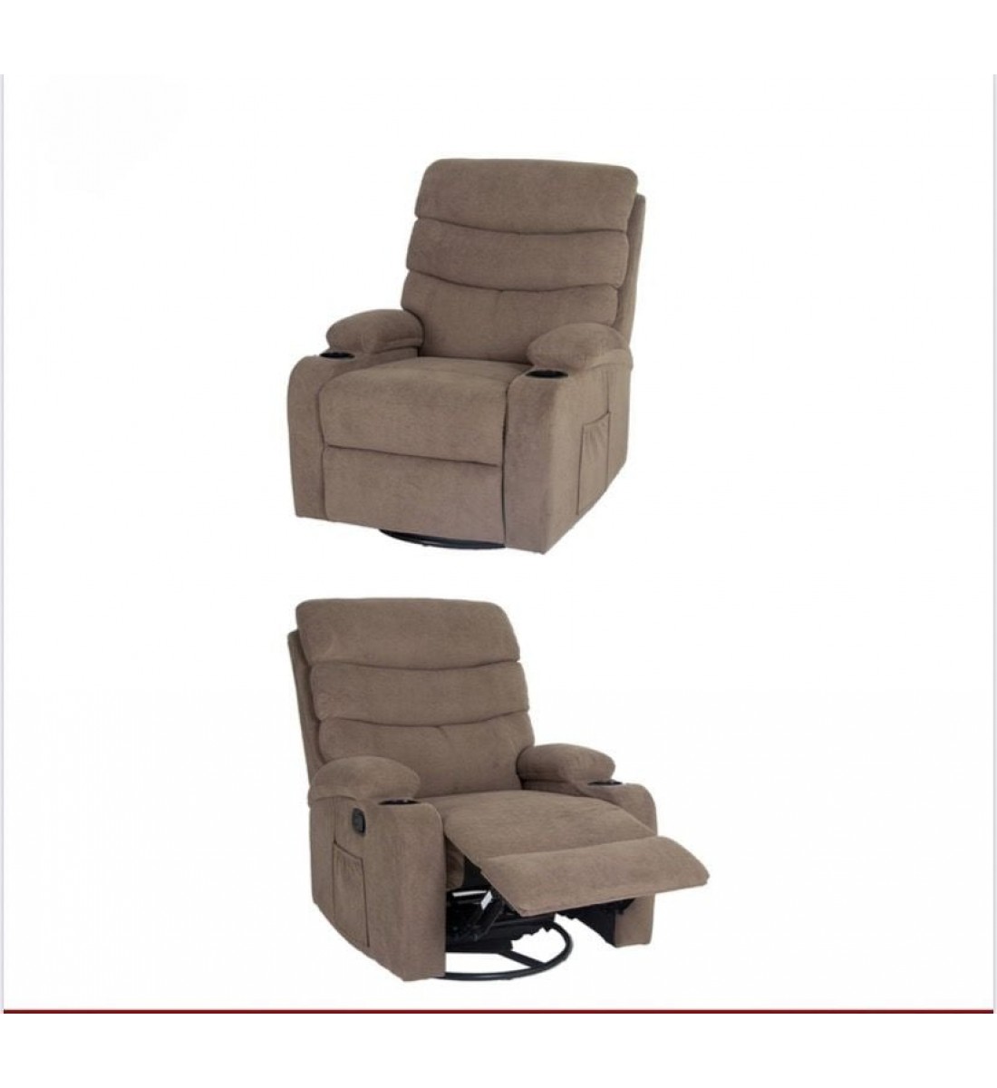 كرسي استرخاء هزاز دوار بالوان مختلفة