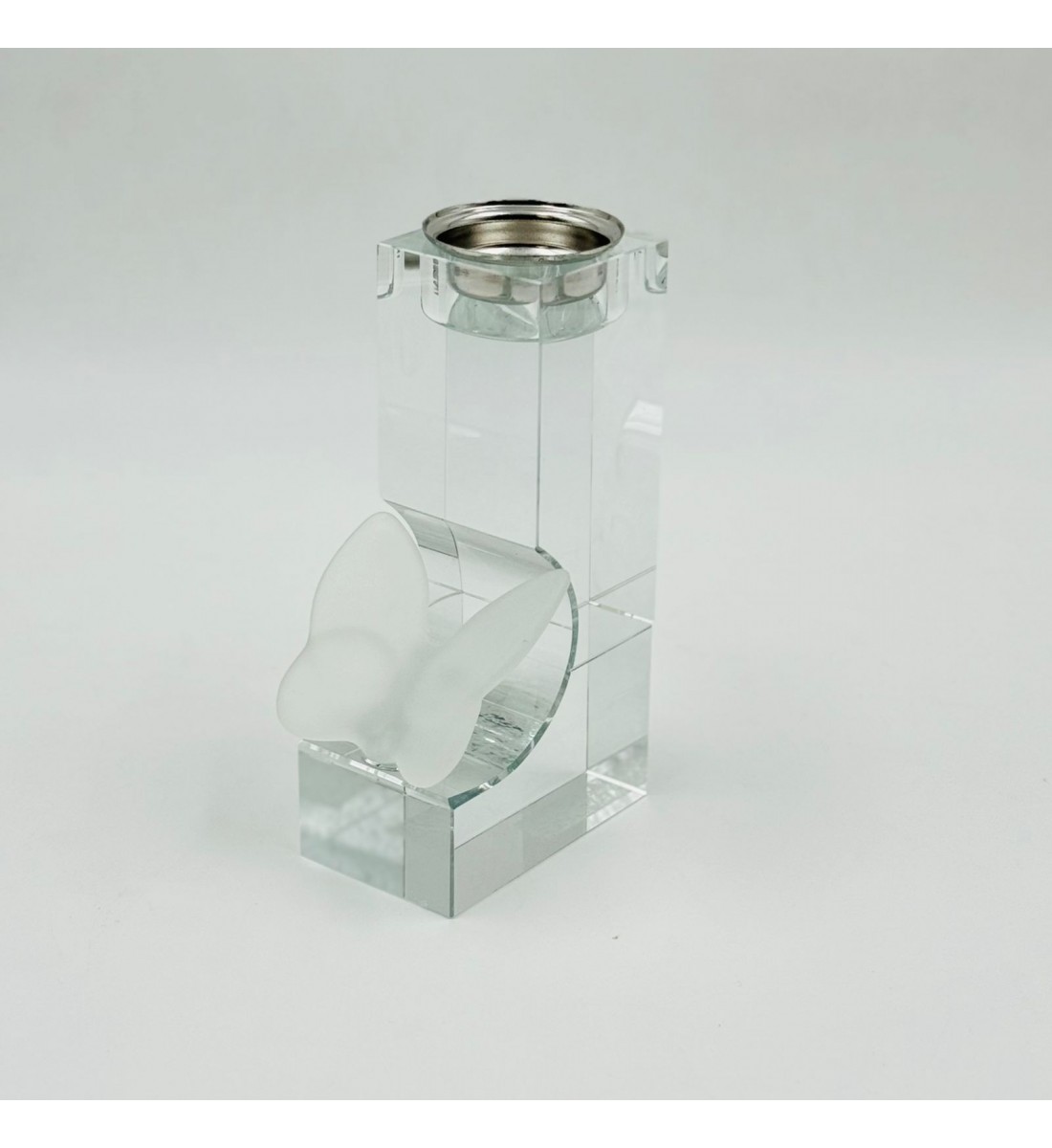 مبخرة أنيقة بتصميم عصري فاخر، مصنوعة من خامة شفافة عالية الجودة 15×8×5سم 