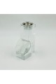 مبخرة أنيقة بتصميم عصري فاخر، مصنوعة من خامة شفافة عالية الجودة 15×8×5سم 