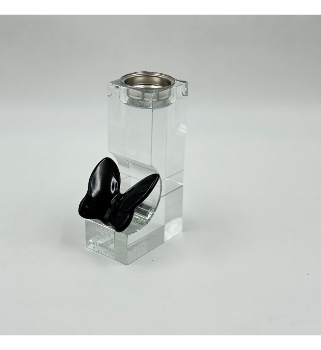 مبخرة أنيقة بتصميم عصري فاخر، مصنوعة من خامة شفافة عالية الجودة 15×8×5سم 