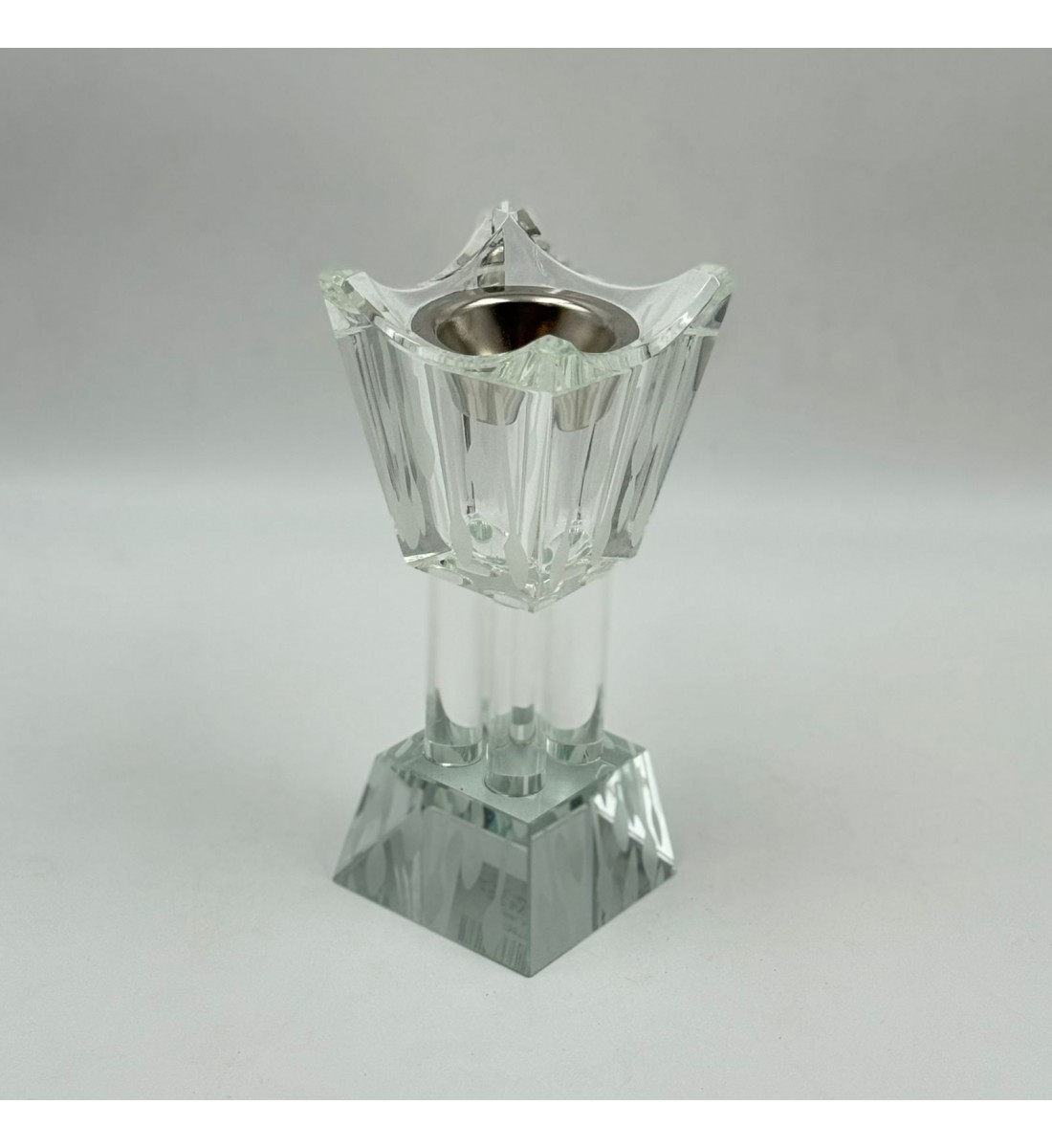 مبخرة أنيقة بتصميم عصري فاخر، مصنوعة من خامة شفافة عالية الجودة 17×7×7سم 