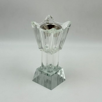 مبخرة أنيقة بتصميم عصري فاخر، مصنوعة من خامة شفافة عالية الجودة 17×7×7سم 