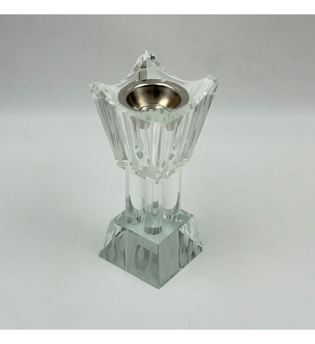 مبخرة أنيقة بتصميم عصري فاخر، مصنوعة من خامة شفافة عالية الجودة 17×7×7سم 