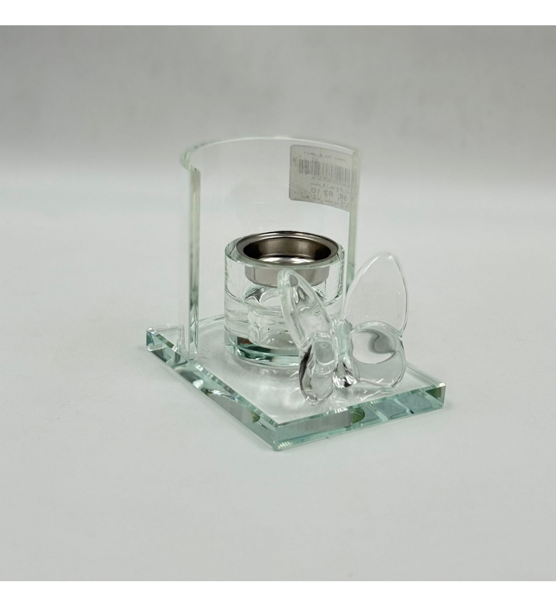 مبخرة أنيقة بتصميم عصري فاخر، مصنوعة من خامة شفافة عالية الجودة 10×9×12سم 