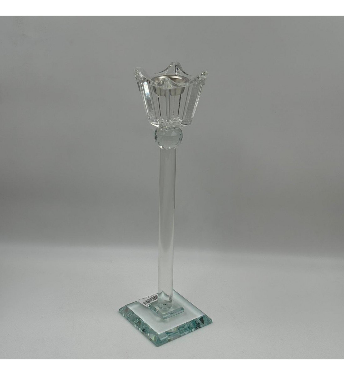  مبخرة أرضية أنيقة مصنوعة من الزجاج الشفاف بتصميم طويل وراقي يضيف لمسة فخامة للمكان 40سم