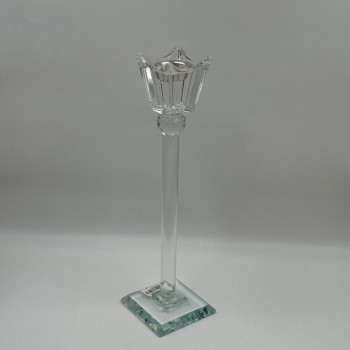  مبخرة أرضية أنيقة مصنوعة من الزجاج الشفاف بتصميم طويل وراقي يضيف لمسة فخامة للمكان 40سم