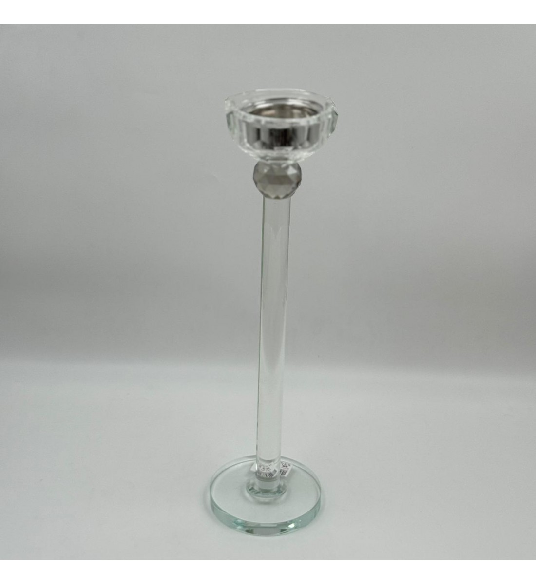  مبخرة أرضية أنيقة مصنوعة من الزجاج الشفاف بتصميم طويل وراقي يضيف لمسة فخامة للمكان 40سم