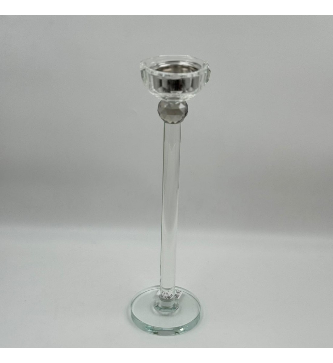  مبخرة أرضية أنيقة مصنوعة من الزجاج الشفاف بتصميم طويل وراقي يضيف لمسة فخامة للمكان 40سم