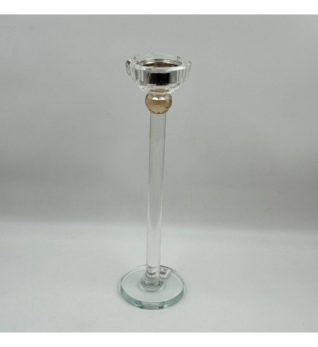  مبخرة أرضية أنيقة مصنوعة من الزجاج الشفاف بتصميم طويل وراقي يضيف لمسة فخامة للمكان 40سم