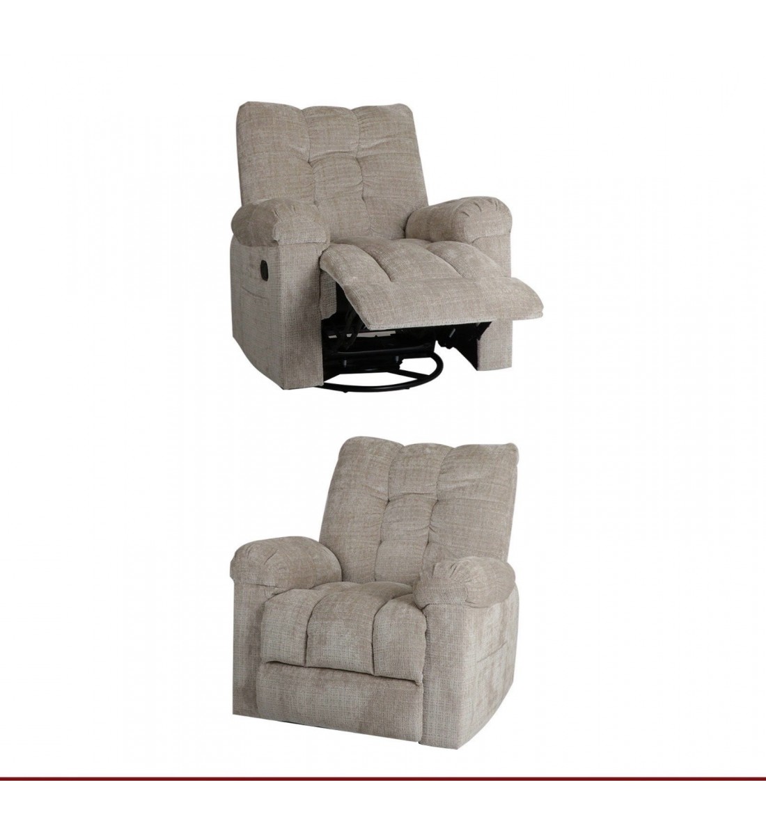 كرسي استرخاء هزاز دوار بيج 