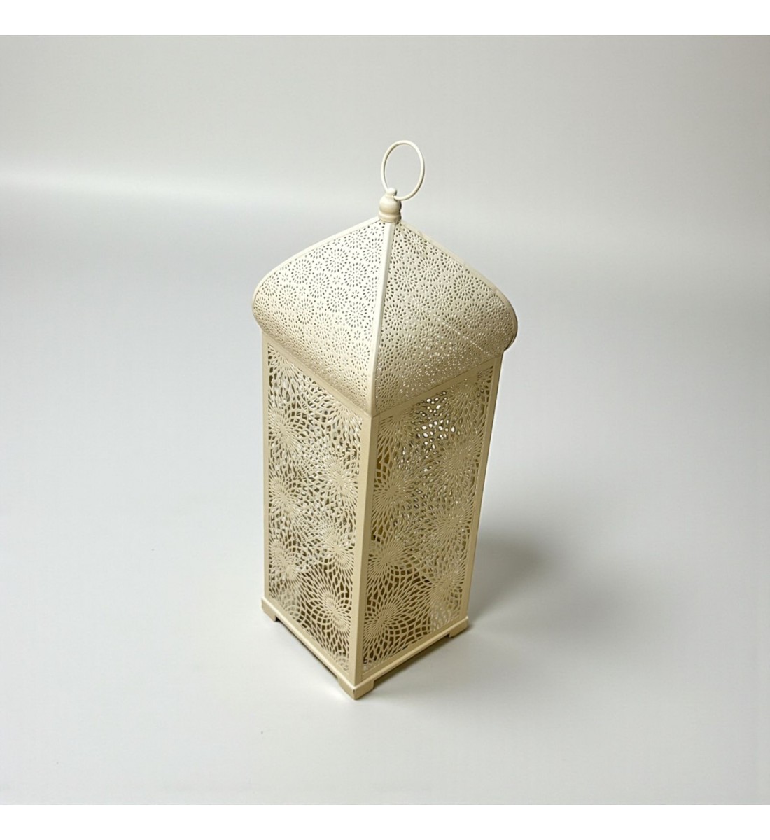 فانوس ديكوري معدني بتصميم أنيق مستوحى من الطراز الشرقي،56×17×17سم 