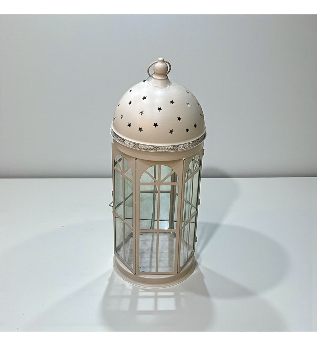 فانوس ديكوري معدني بتصميم أنيق مستوحى من الطراز الشرقي60سم 