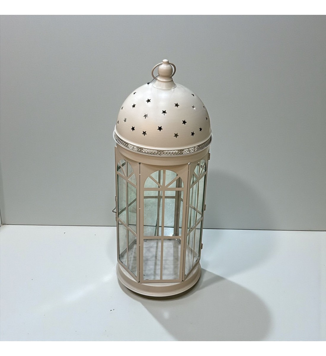 فانوس ديكوري معدني بتصميم أنيق مستوحى من الطراز الشرقي60سم 