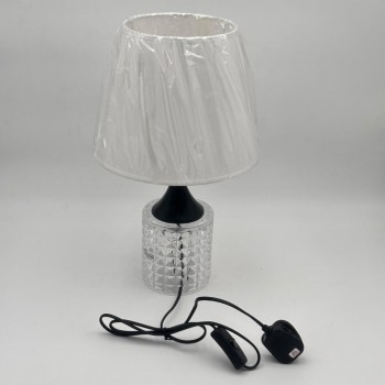  لمبة طاولة أنيقة بتصميم عصري يجمع بين الفخامة والبساطة قاعده اسود 42سم 