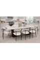 طقم طاولة طعام بتصميم عصري فاخر10كراسي 240×100×76سم 