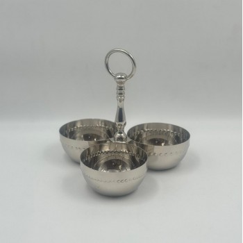 حامل تقديم ثلاثي فاخر10×10×20سم 