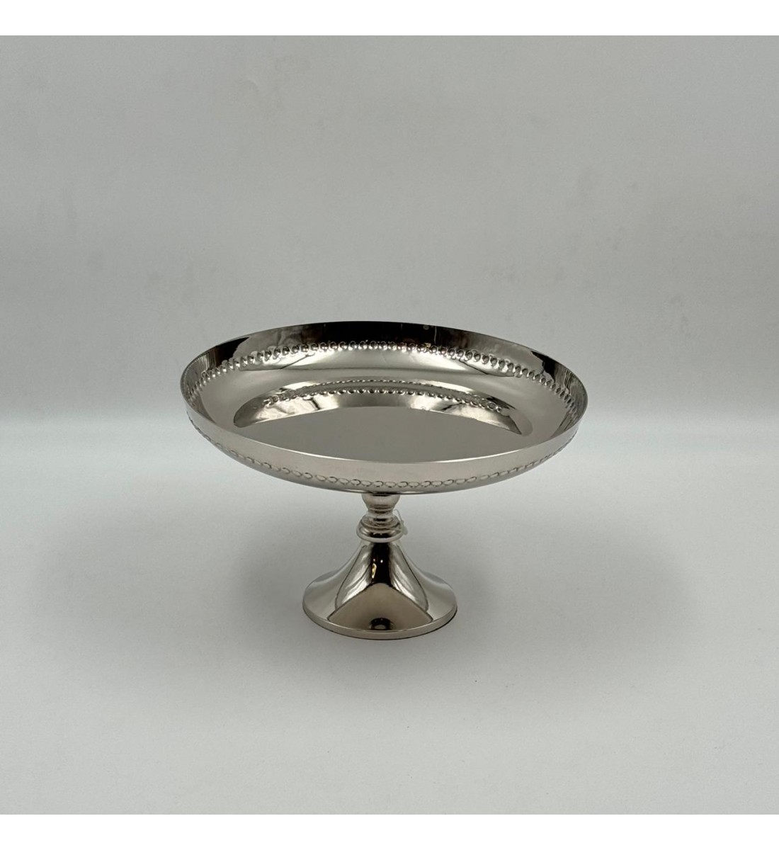 صحن  تقديم أنيق بتصميم عصري يجمع بين البساطة والفخامة22×22×13سم 