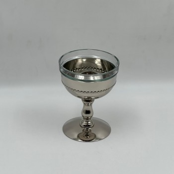 صحن تقديم أنيق بتصميم عصري يجمع بين البساطة والفخامة11×11×14سم 