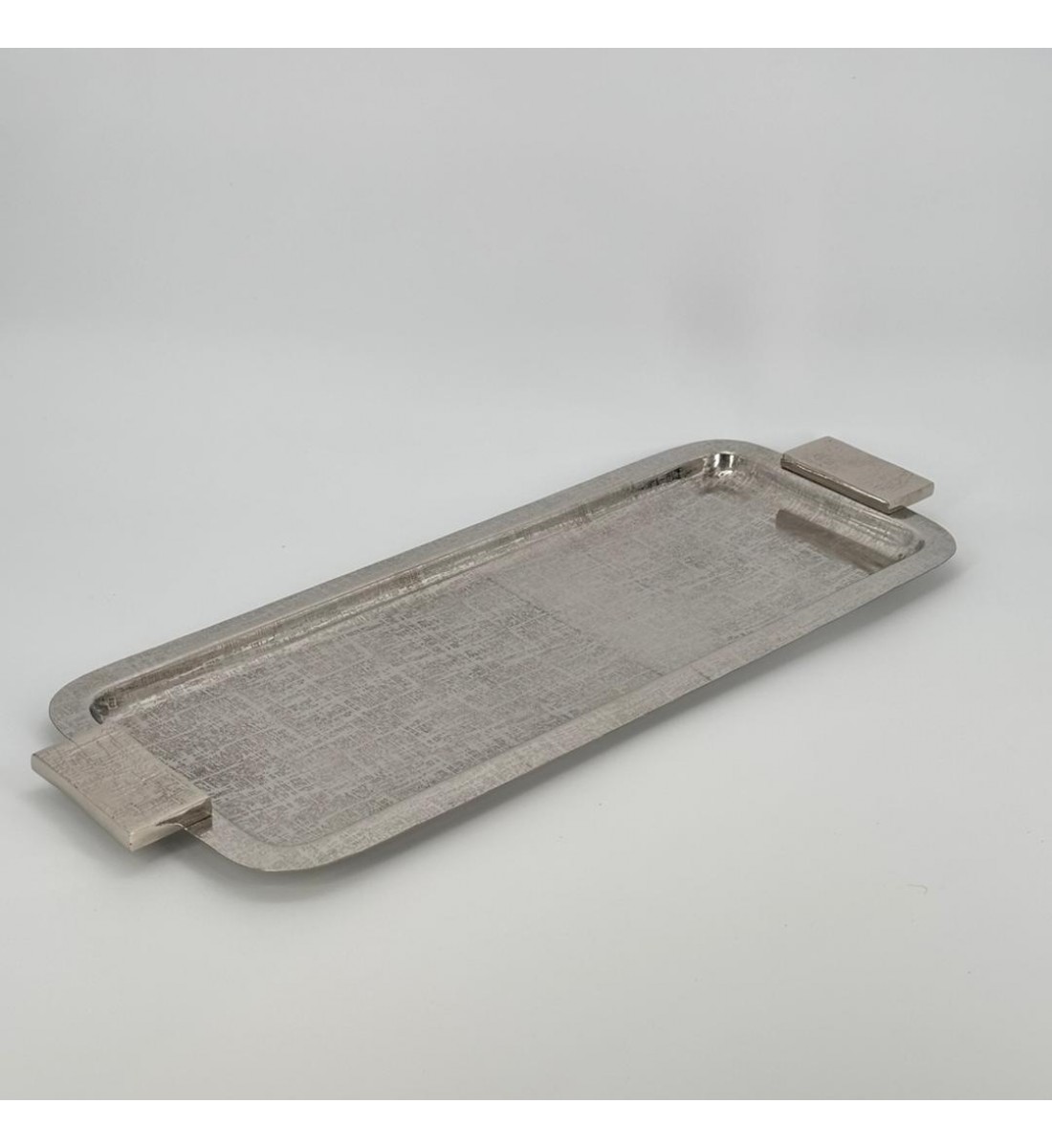 صينية تقديم معدنية فاخرة – تصميم أنيق وعصري50×19×2سم