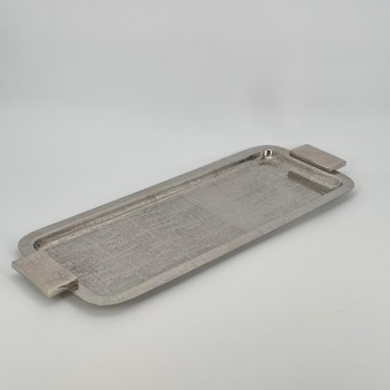 صينية تقديم معدنية فاخرة – تصميم أنيق وعصري50×19×2سم