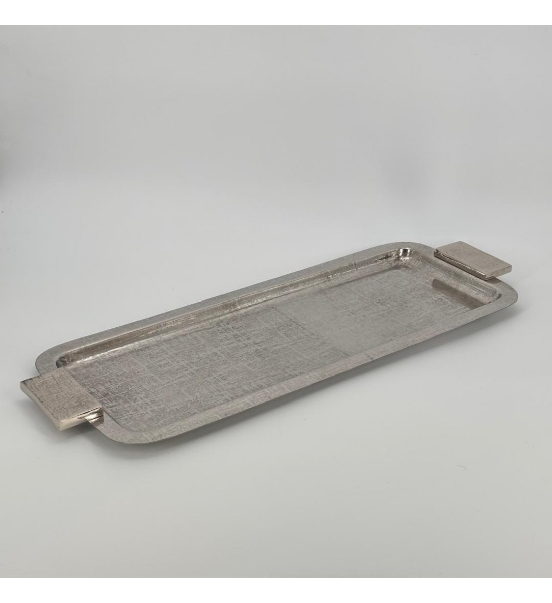 صينية تقديم معدنية فاخرة – تصميم أنيق وعصري50×19×2سم