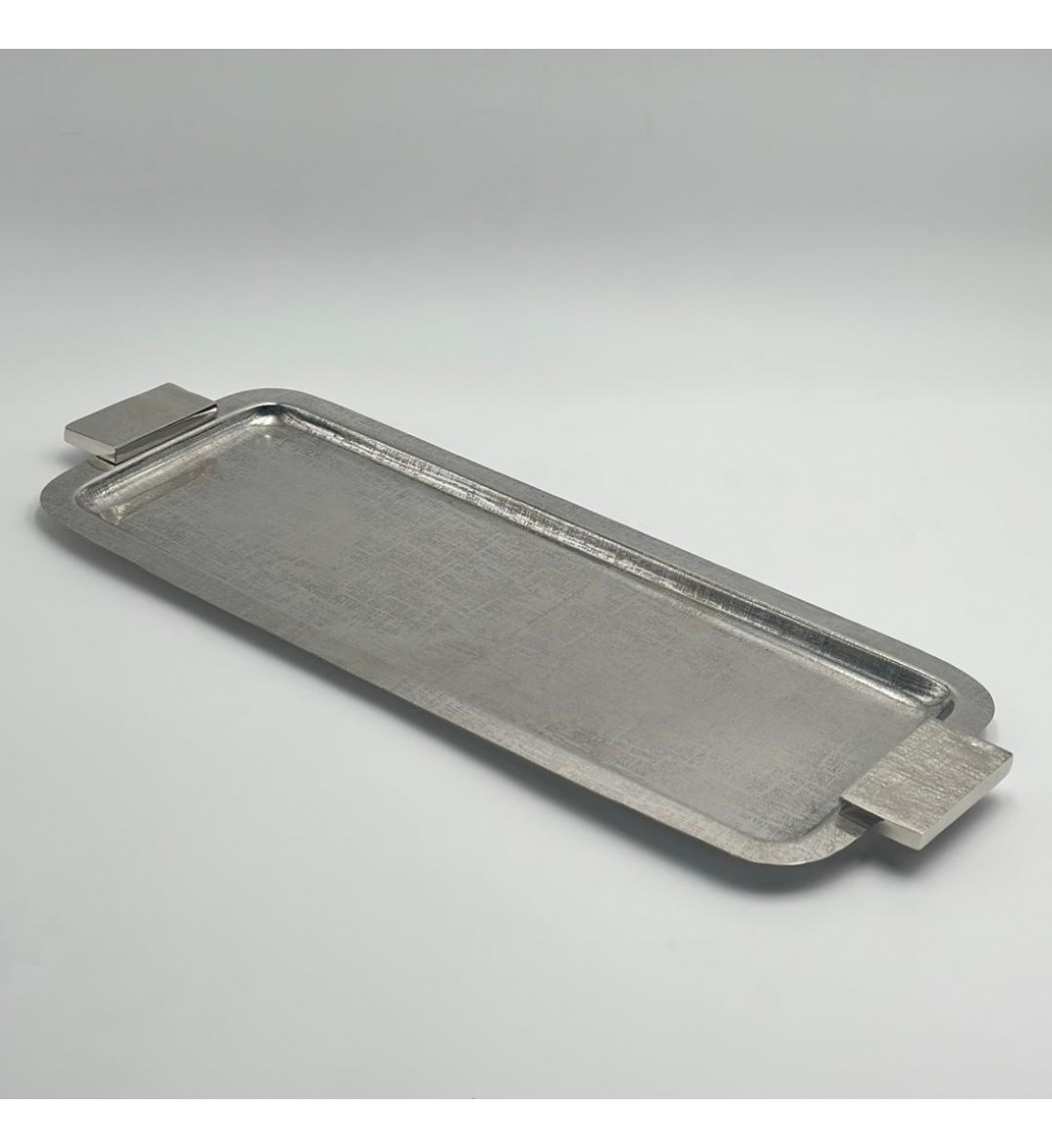 صحن تقديم معدنية فاخرة – تصميم أنيق وعصري51×19×2سم