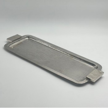 صحن تقديم معدنية فاخرة – تصميم أنيق وعصري51×19×2سم