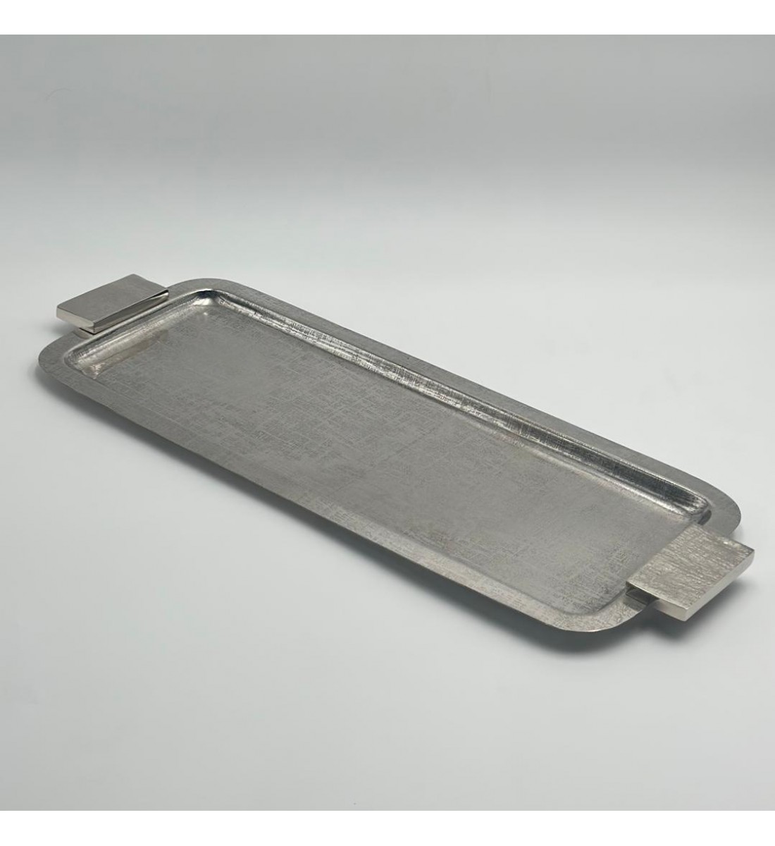 صحن تقديم معدنية فاخرة – تصميم أنيق وعصري51×19×2سم