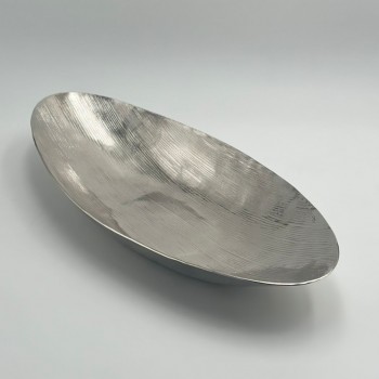 صحن تقديم معدنية فاخرة – تصميم أنيق وعصري 41×8×5سم 