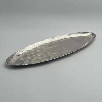 صحن تقديم معدنية فاخرة – تصميم أنيق وعصري 51×16×2سم 