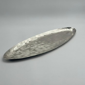 صحن تقديم معدنية فاخرة – تصميم أنيق وعصري60×20×2سم 