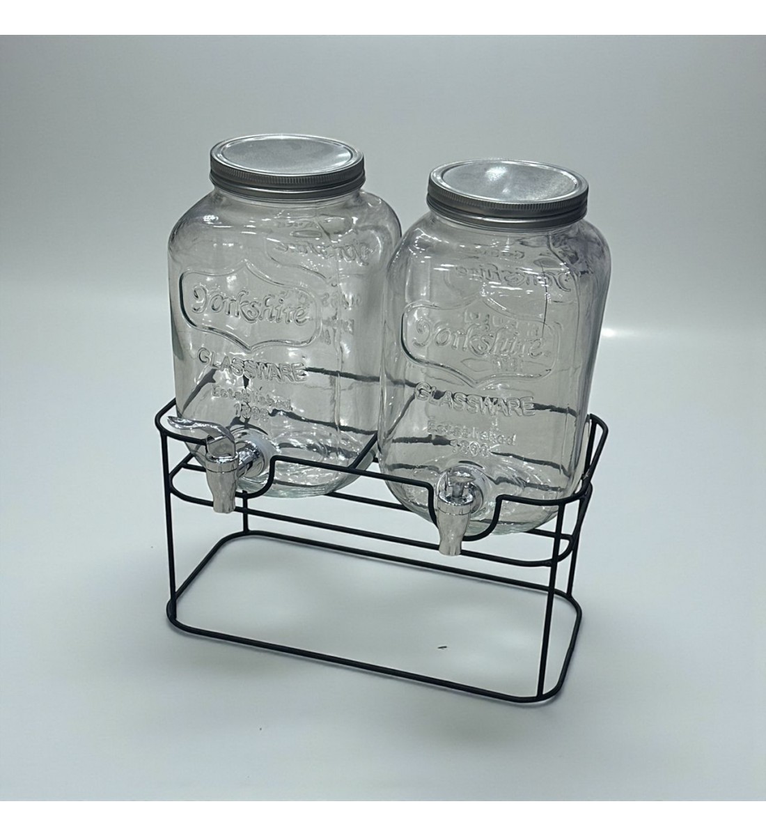 جاك زجاج قاعده حديد اسود 4اتر 