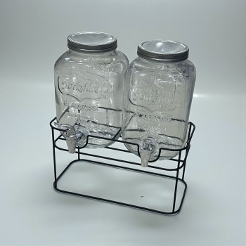 جاك زجاج قاعده حديد اسود 4اتر 