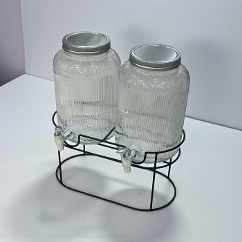 جاك زجاج قاعده حديد اسود3.8اتر 