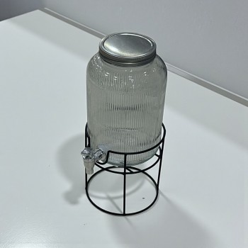 جاك زجاج قاعده حديد اسود3.8اتر 