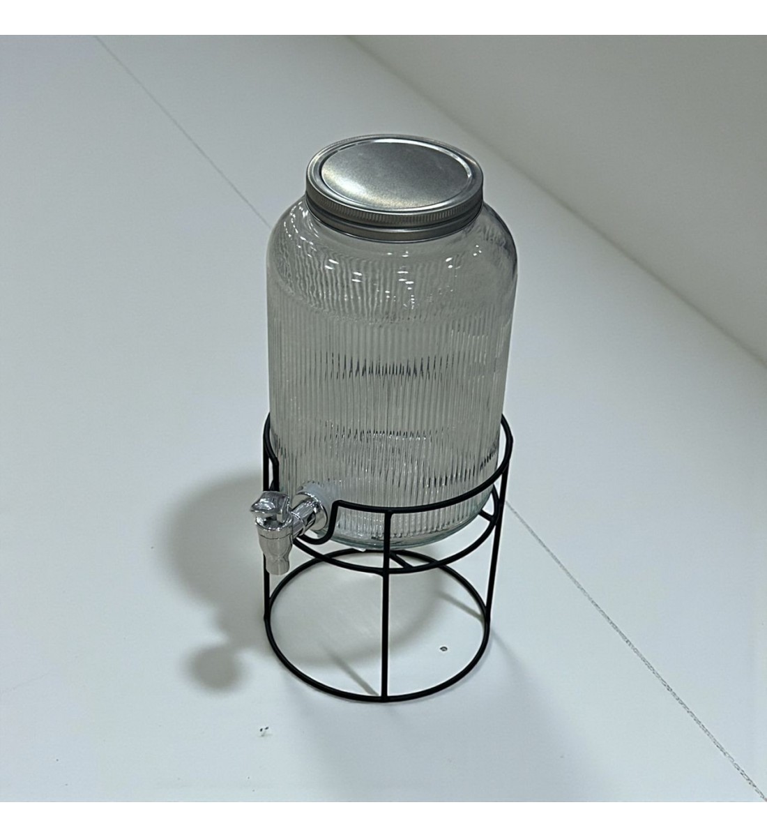 جاك زجاج قاعده حديد اسود3.8اتر 